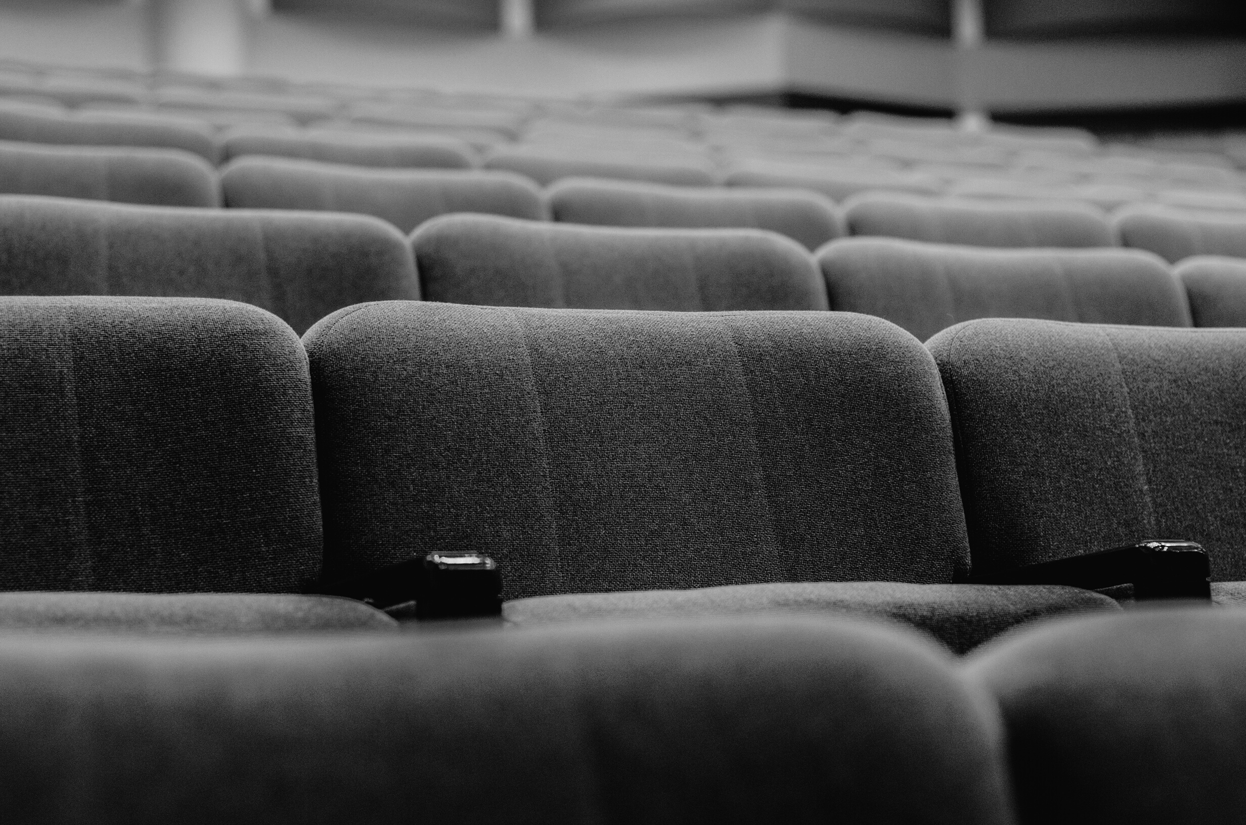 Empty Grey Chairs